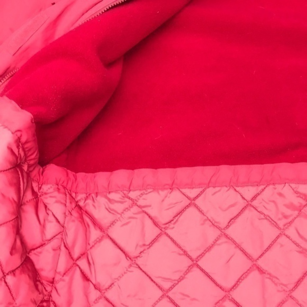 L.L.Bean quilted lined parka coat women’s L coral - Picture 8 of 8